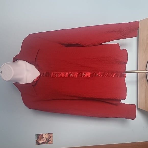 Christopher & Banks Long Sleeve Strech Shirt - Picture 2 of 8